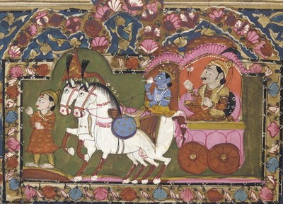 Krishna et Arjuna